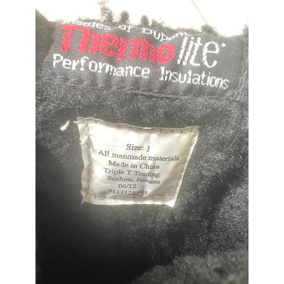 Northside Kids Black Insulated Winter Boots With Thermolite Insulation Size 1 - Picture 8 of 8